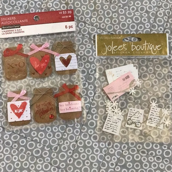 🏷 New 💕 Valentines Scrapbook Embellishment Bundle - Picture 3 of 7